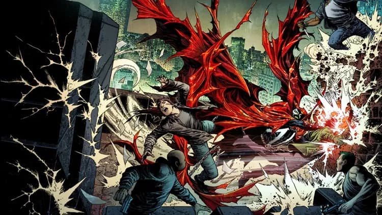 Spawn comic artwork