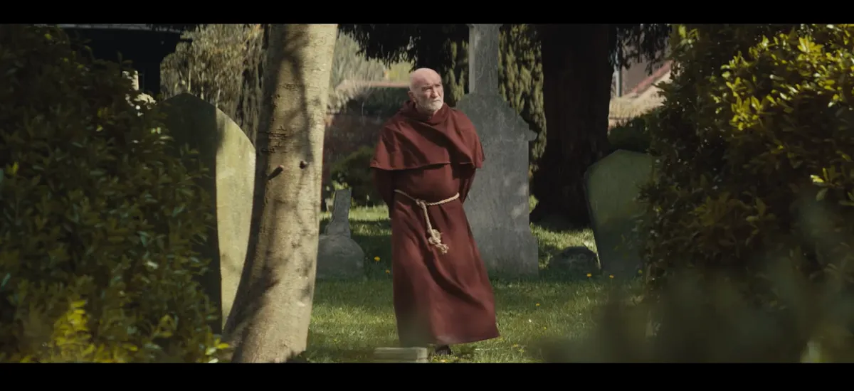 Kevin Ryan as Monk Bartholomew in PRIG