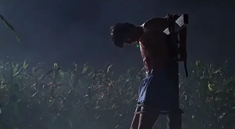 Smallville Ep 1 scarecrow scene Tom Welling