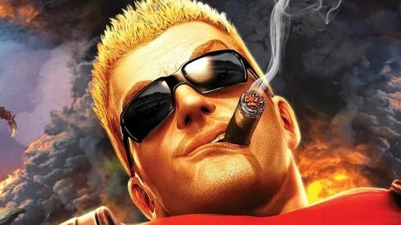 Duke Nukem game key art